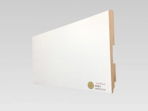 Картинка Плинтус Teckwood Белый Роял 140x16x2150 Напольный Плинтус Плинтус Teckwood Белый Роял 140x16x2150 от магазина Gio.By