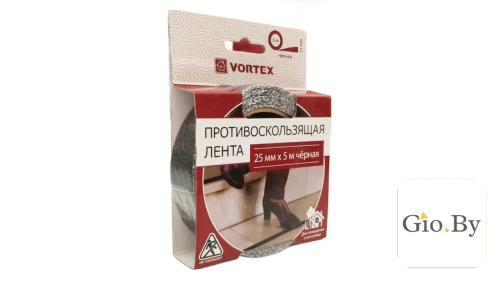 Картинка Лента Противоскользящая для Ступенек 25мм x 5м Чёрная от | Gio.by Лента Противоскользящая для Ступенек 25мм x 5м Чёрная от | Gio.by