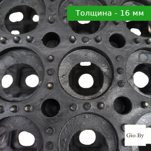 Картинка Коврик резиновый "Quadro M" 50x80 см грязесборный фото 2 Коврик резиновый "Quadro M" 50x80 см грязесборный фото 2