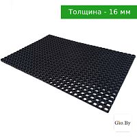 Коврик резиновый "Quadro M" 80x120 см грязесборный купить