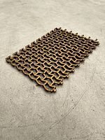 Коврик модульный "Пила мини" Бронза
